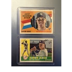 2 TOPPS Aaron Judge Rookie Cards. RS-9 and Archives 62