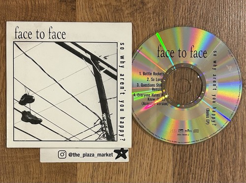 Face To Face - Why Aren’t You Happy Rare CD - Picture 1 of 1