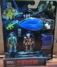 UNOPENED  Mega Construx - Black Series - THERMAL DUTCH vs PREDATOR - New On Card
