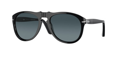PERSOL PO0649 95 S3 Black Blue Gradient Blue Polarized 54 mm Men's Sunglasses