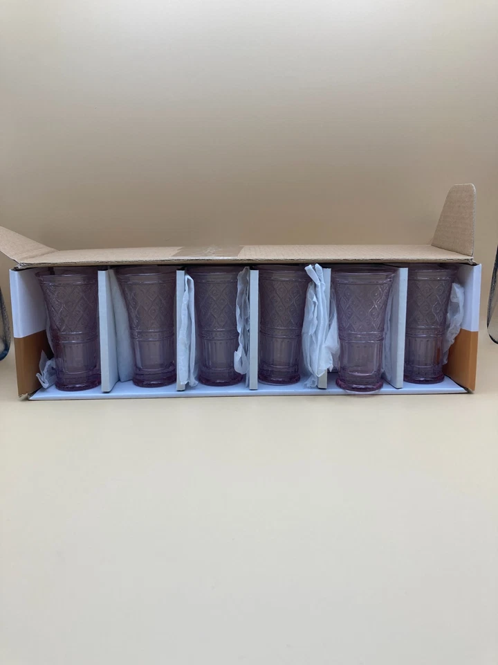 Juego de 6 tiradores de vodka Godinger Claro rosa cristal 1,5 oz sin plomo Foto 3 de 4