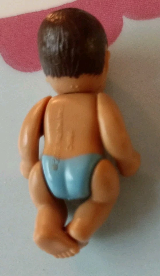 Barbie Mattel, Happy Family, bambolottino baby maschietto, Midge incinta, 2002 - Immagine 4 di 4