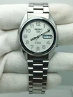 Vintage Seiko 5 7s26-3180 White Dial Automatic Men's Watch Japan Made