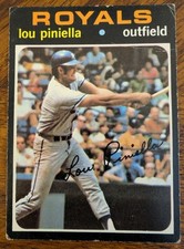 1971 Topps Baseball ~~~ LOU PINIELLA ~~~ No. 35 ~~~ FREE S/H ~~