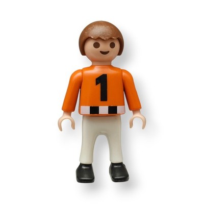 Playmobil Figur Junge Kind Sportler Rennfahrer Trikot Startnummer Eins