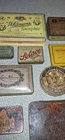 Collection Antique Chocolate & Tobacco Tins English Irish & American- Whitmans