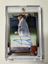 2025 Bowman - Chrome Prospect Autographs Jonah Tong #CPA-JTO (AU, RC)