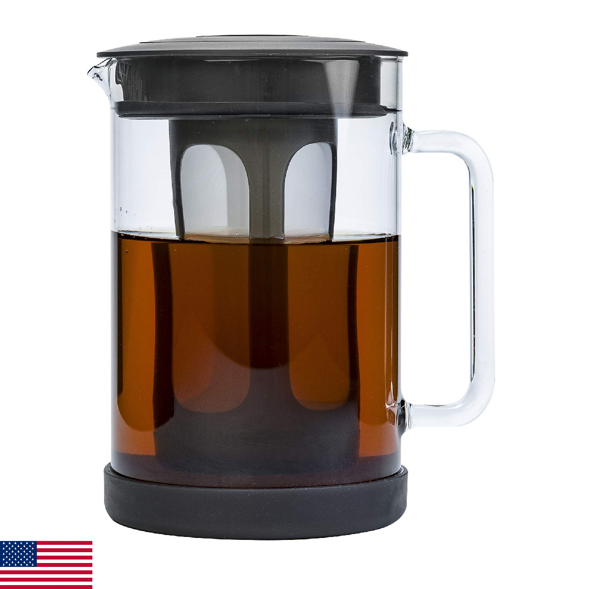 With Durable Glass Pitcher And Airtight