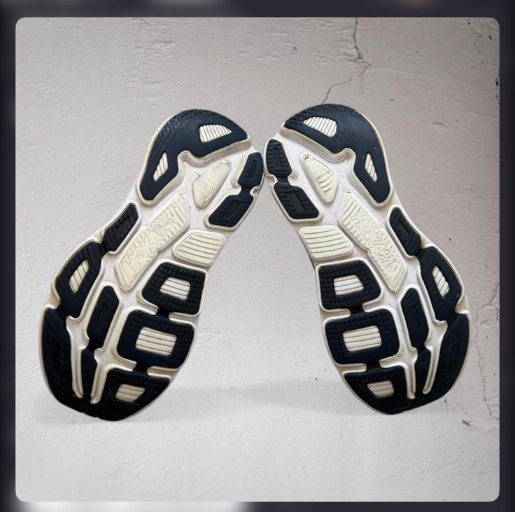 Hoka One One Bondi 7 Women’s Size 8.5 Gray Blue Pink Athletic Shoes Sneakers thumbnail 4