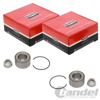 2X Mapco RADLAGER-SATZ Vorne Passend FüR Dacia Solenza Renault 11 19 9 Clio Rapi