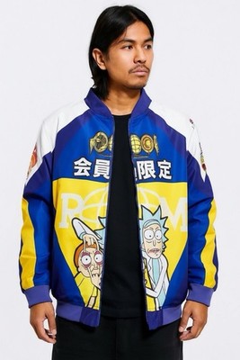 Members Only Rick And Morty The Universe Is Yours Racer Style #MW020311-BLUE-CR