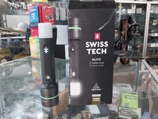 Swiss Tech 1000 Lumens LED Rechargeable Torch WITH Lantern End IN BOX