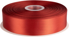 1-1/2" Inch Double Faced Satin Ribbon Solid Polyester Ribbon for Gift Wrapping,
