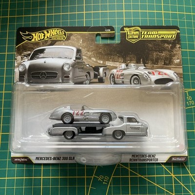 Hot Wheels MERCEDES BENZ 300 SLR RenntransporterTeam Transport #89 Premium OVP