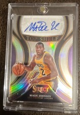 2023-24 Panini Select - Top Shelf Signatures Magic Johnson #TSS-MAG (AU)
