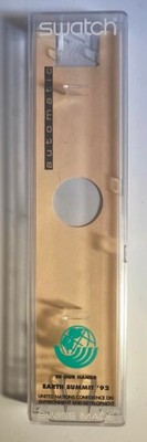 GEHÄUSE BOX X SWATCH UHR SAK102 SAK 102 TIME TO MOVE EARTH SUMMIT 1992 - .