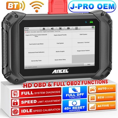 ANCEL V5 HD Truck Diagnostic DPF Regen Speed Limit Coding Oil Reset Scanner