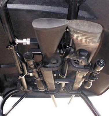 QUICK DRAW OVERHEAD GUN RACK 15-23 INCH YAMAHA VIKING WOLVERINE CLUB CAR BAD BOY