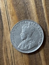 1935 Canada 5 Cent Coin Brilliant Uncirculated