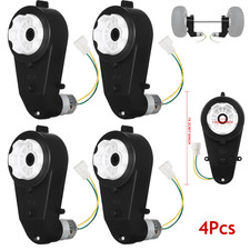 4Pcs Kids Ride on Car Gearbox RS550 12V Motor 35000RPM Electric Motor Gearbox US
