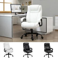 Vinsetto Big and Tall Executive Office Chair High Back PU Leather Chair