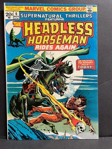 Supernatural Thrillers #6  VF  1973  High Grade Marvel Comic