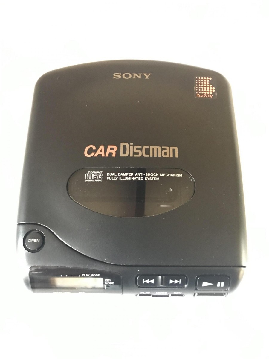 1 Vintage 1989 Sony D800K Car DiscMan - Portable CD Player