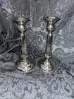 Pair Vintage Reed & Barton Sterling Silver 9” Fluted Candlesticks