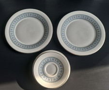 Royal Doulton Counterpoint Bone China Plates Set 4pc Vintage England
