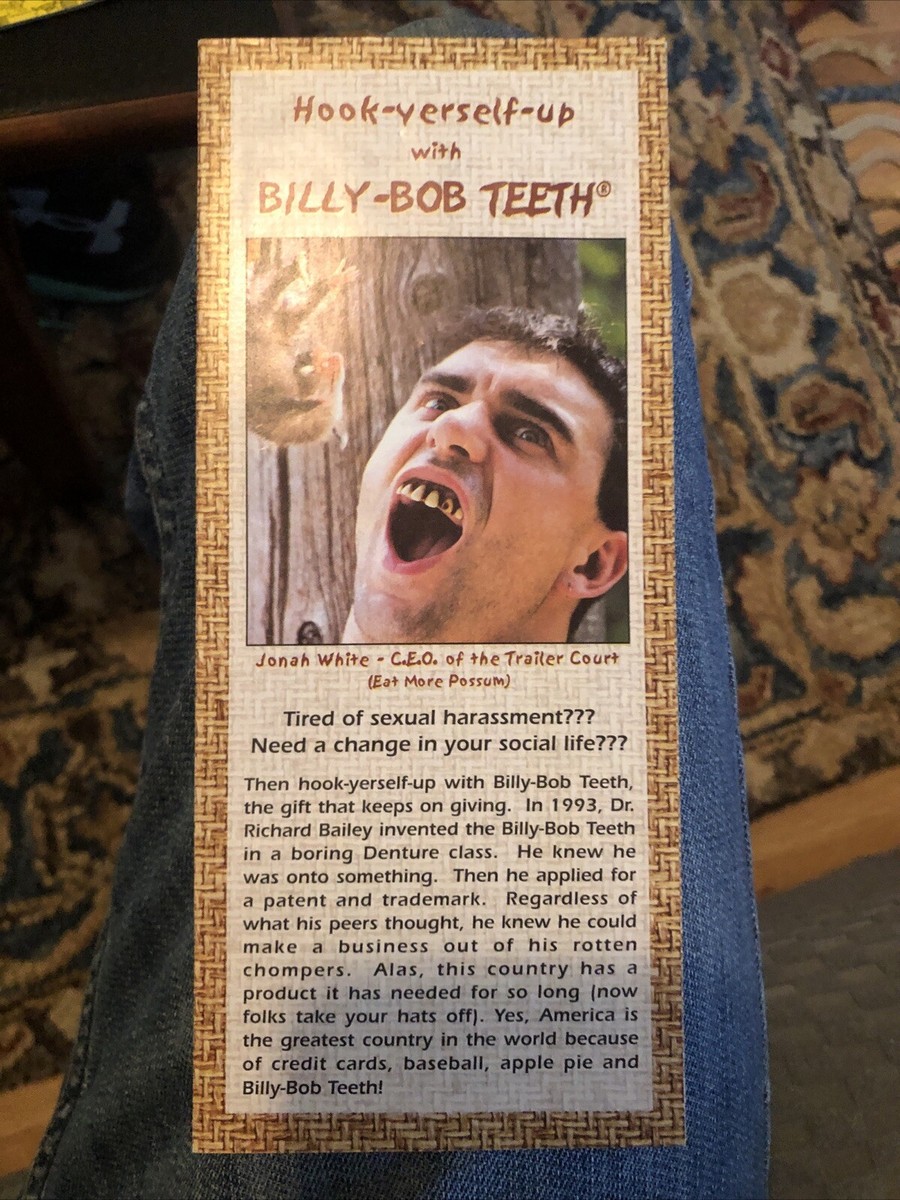 Billy Bob Teeth Pamphlet