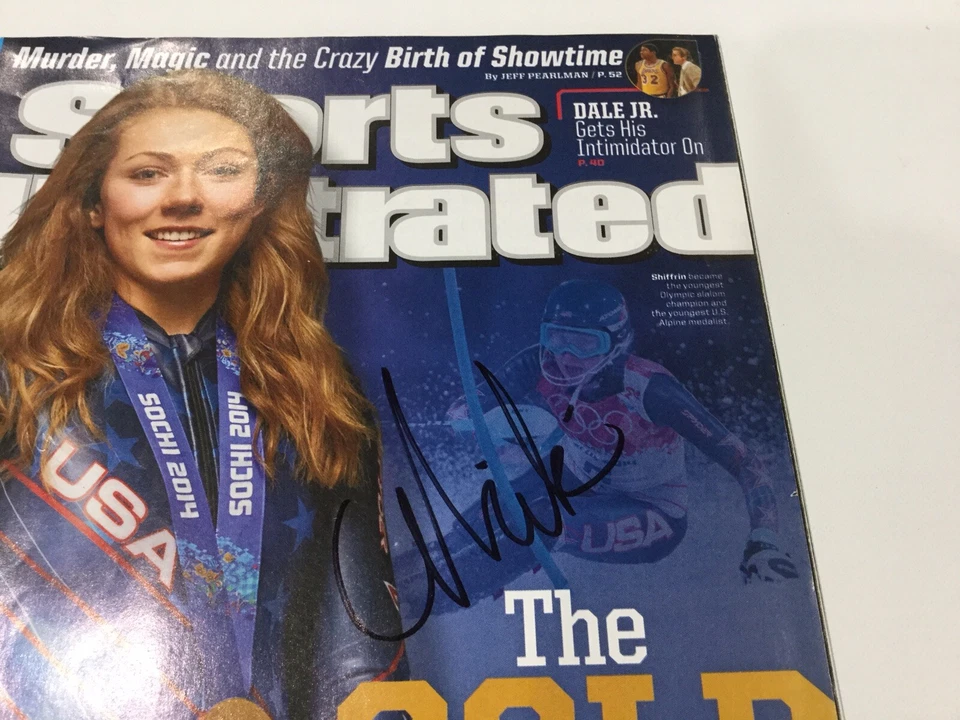 Mikaela Shiffrin Signed Autographed Full Sports Illustrated SI Beckett BAS COA b - Image 2 of 4