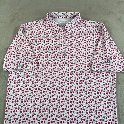 Straight Down x Coto De Caza Golf Bootlegger Polo Shirt Men XL Performance NWOT