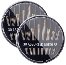 NiftyPlaza Hand Sewing Needles for Sewing Repair Premium quality 60-Count 2 Pack