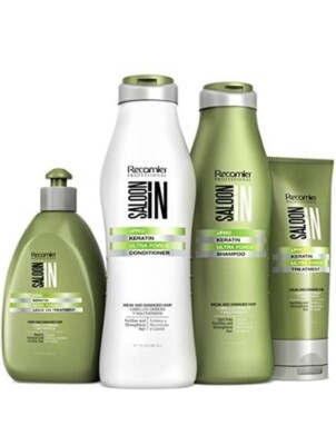 Recamier Salon in+Pro keratin Ultra Force Shampoo/Conditioner /treatment/leave