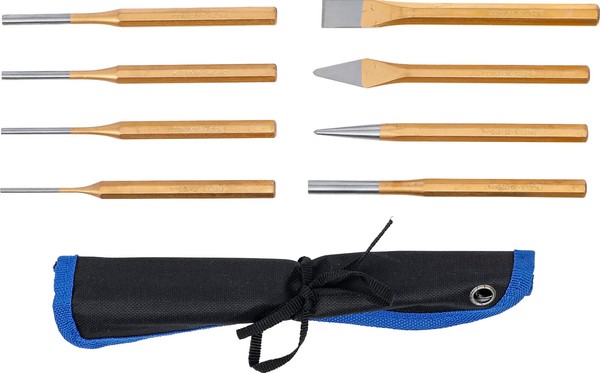 Bgs 8X Splintentreiber MeißEl KöRner Satz 150 Mm Durchtreiber DurchschläGer Set-image