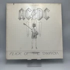 AC/DC Flick Of The Switch Vinyl Double Sided Album Rare Good Condition