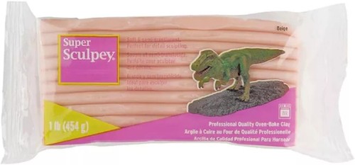 454g Premium Fresh Super Beige Sculpey Oven Bake Polymer Clay for Sculpting - Picture 3 of 5