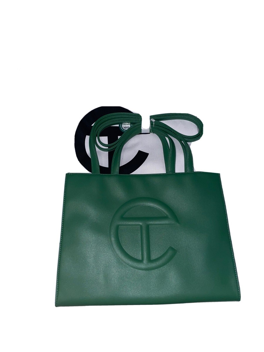 Telfar Medium Size Shopping Bag W / Dust Bag Dark Olive Telfar Medium Size Shopping Bag W / Dust Bag Dark Olive