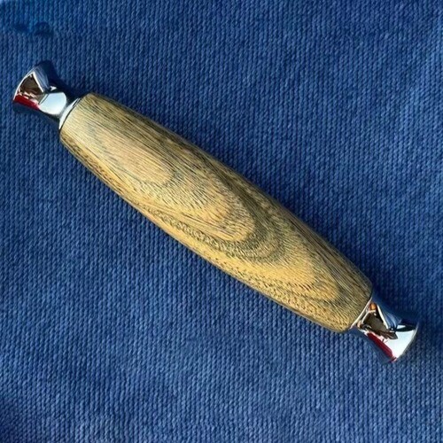 Custom handmade Hand grinding Precious wood A razor handle Solid wood handle - Bild 21 von 23