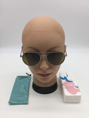 Firmoo SMLT065 Gunmetal Aviator Eyeglasses Optical Frame 54-17-145