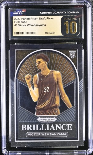 Victor Wembanyama [Silver] #1 2023 Panini Prizm Draft Picks Brilliance card