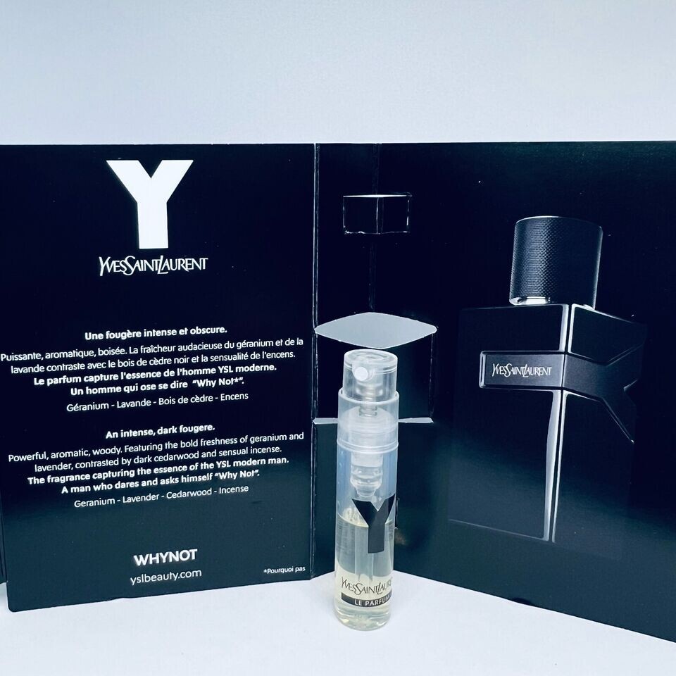 YSL L'Homme Men Cologne Collection Sample Spray Vials 9pc Set