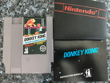 DONKEY KONG  5 SCREW RARE 1st PRINT NO "TM" 1986 CARTRIDGE CIRCLE SoQ + MANUAL