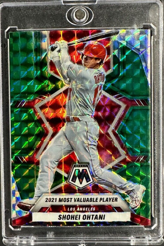 2022 Mosaic  Most Valuable Player Green Prizm Shohei Ohtani #281 AngelS