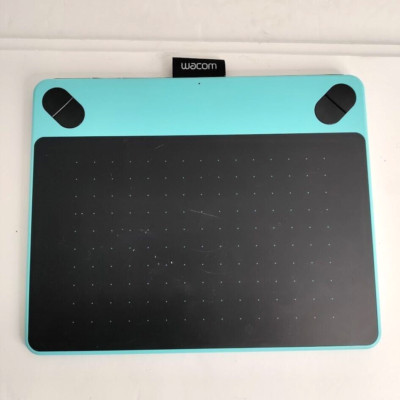 Wacom CTL-490 Blue Intuos Draw Graphics Tablet *NO PEN NO BATTERY - ONLY TABLET*