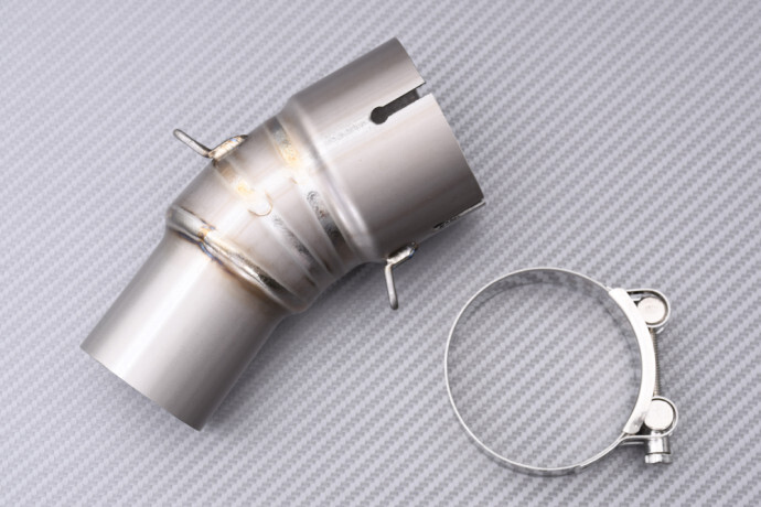 Tube central d'échappement 51mm en inox pour BMW R 1250GSA Adventure 2019-2024
