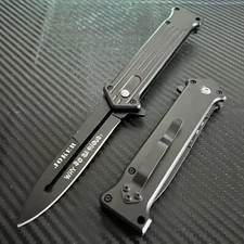 8” Joker Tactical Spring Assisted Open Blade Folding Pocket Knife Hunting Knife