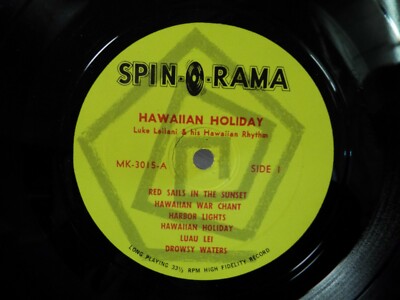 LUKE LEILANI HAWAII HAWAIIAN RHYTHM PASSPORT TO ROMANCE LP VINYL