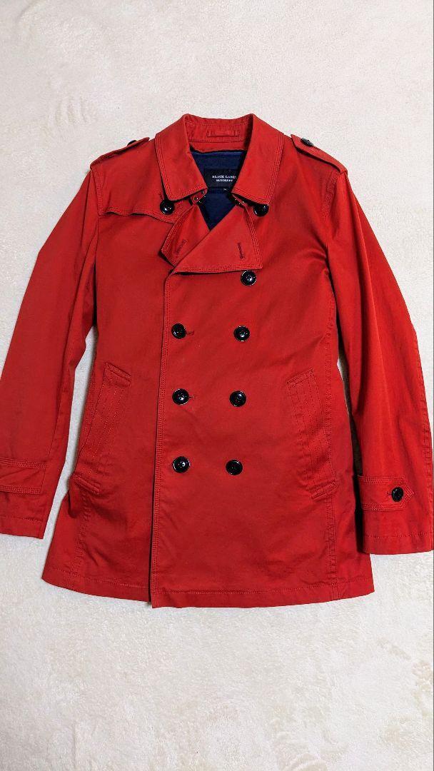 【超美品】バーバリー トレンチコート US Sサイズ  レッド ブラックレーベル BURBERRY BLACK LABEL Short Trench Coat With Liner Red Men's
