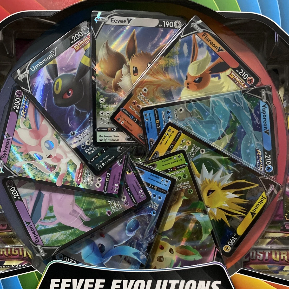 Got an eevee evolution box at gamestop. : r/PokemonTCG